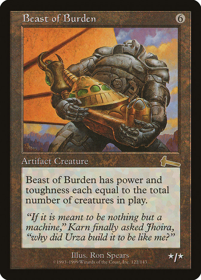 Beast of Burden [Urza's Legacy] - Devastation Store | Devastation Store