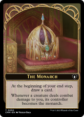 The Monarch // Dwarf Berserker Double-Sided Token [Commander Masters Tokens] | Devastation Store