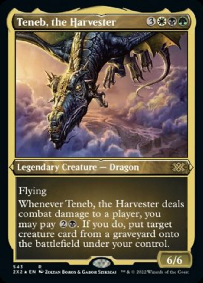 Teneb, the Harvester (Foil Etched) [Double Masters 2022] | Devastation Store
