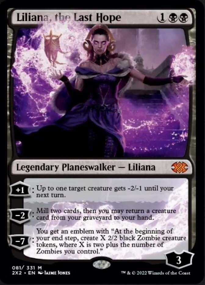 Liliana, the Last Hope [Double Masters 2022] | Devastation Store