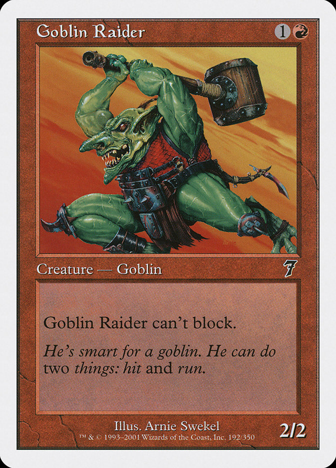 Goblin Raider [Seventh Edition] - Devastation Store | Devastation Store