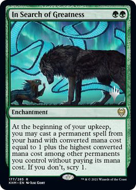 In Search of Greatness [Kaldheim Promos] | Devastation Store