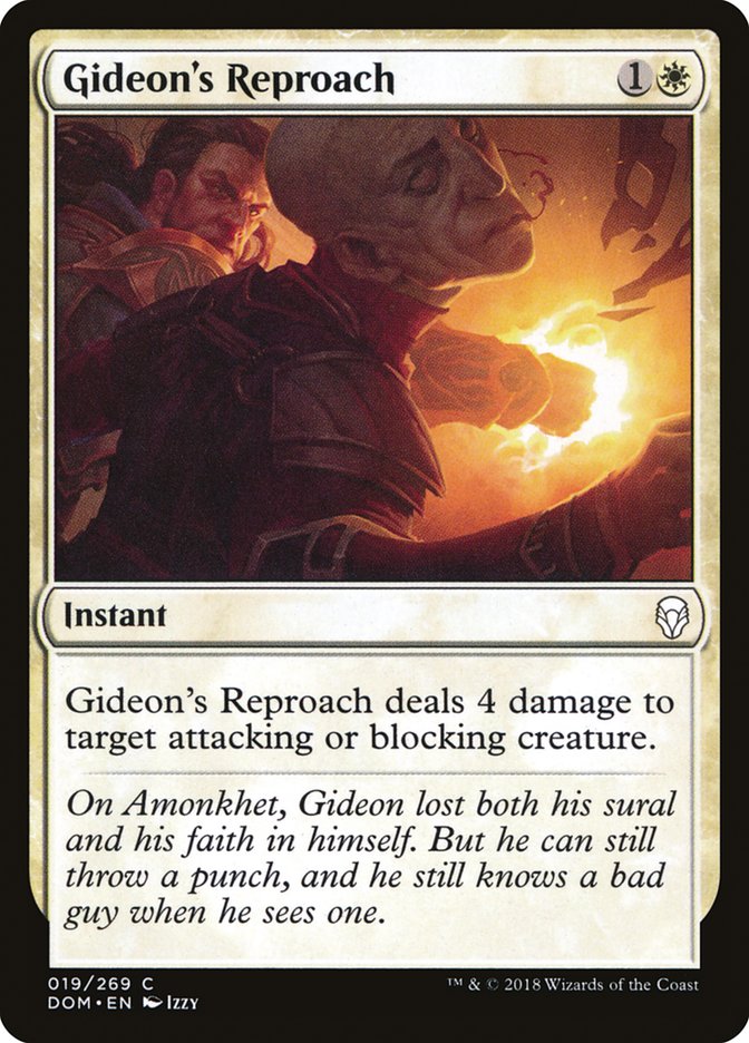 Gideon's Reproach [Dominaria] - Devastation Store | Devastation Store