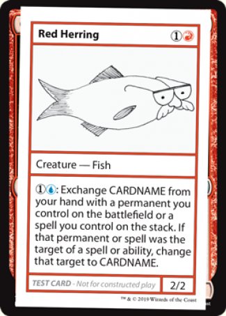 Red Herring (2021 Edition) [Mystery Booster Playtest Cards] | Devastation Store