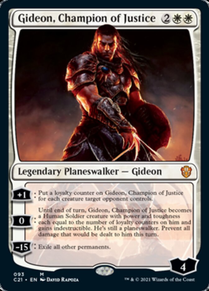 Gideon, Champion of Justice [Commander 2021] | Devastation Store