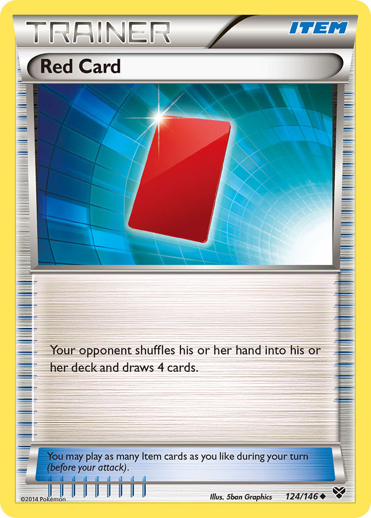 Red Card (124/146) [XY: Base Set] | Devastation Store