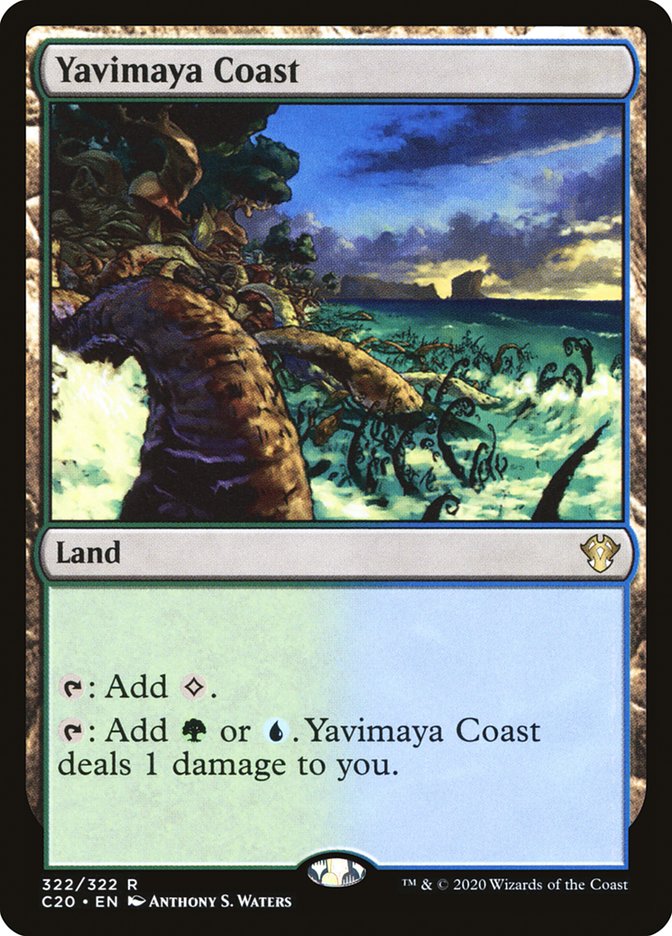 Yavimaya Coast [Commander 2020] | Devastation Store