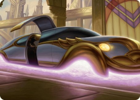 Mysterious Limousine Art Card [Streets of New Capenna Art Series] | Devastation Store