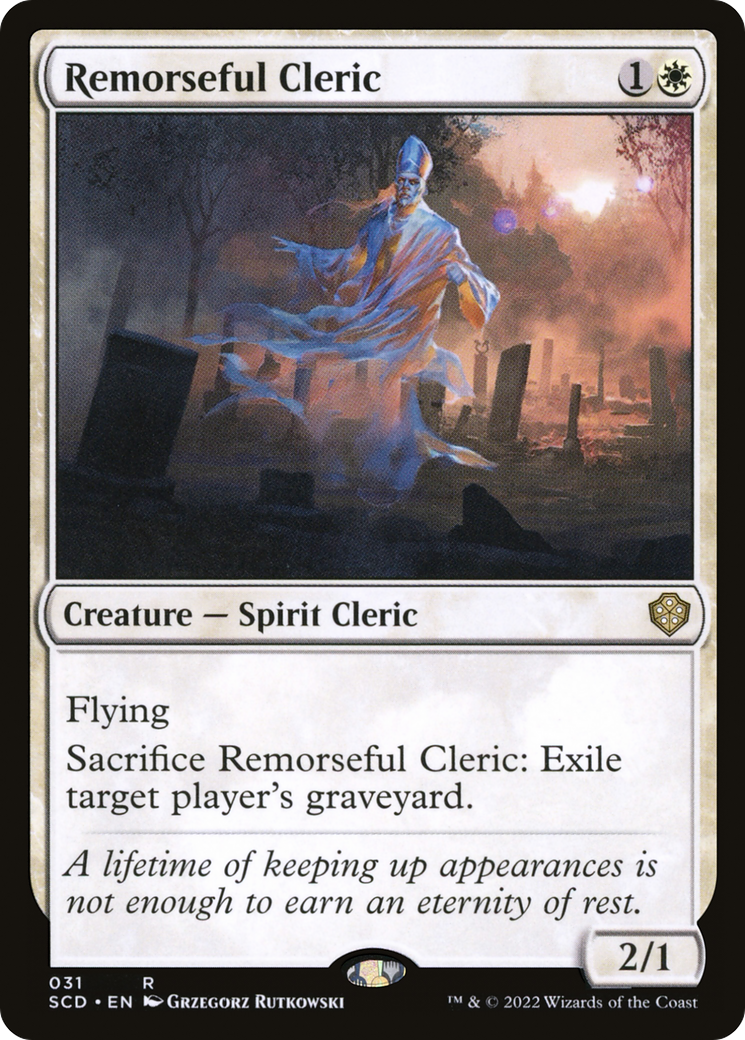 Remorseful Cleric [Starter Commander Decks] | Devastation Store