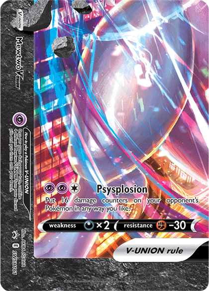 Mewtwo V-Union (SWSH161) [Sword & Shield: Black Star Promos] | Devastation Store