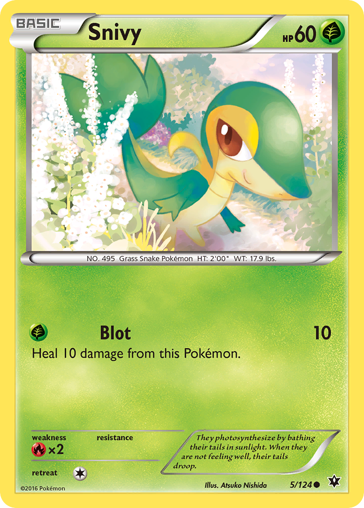 Snivy (5/124) [XY: Fates Collide] | Devastation Store