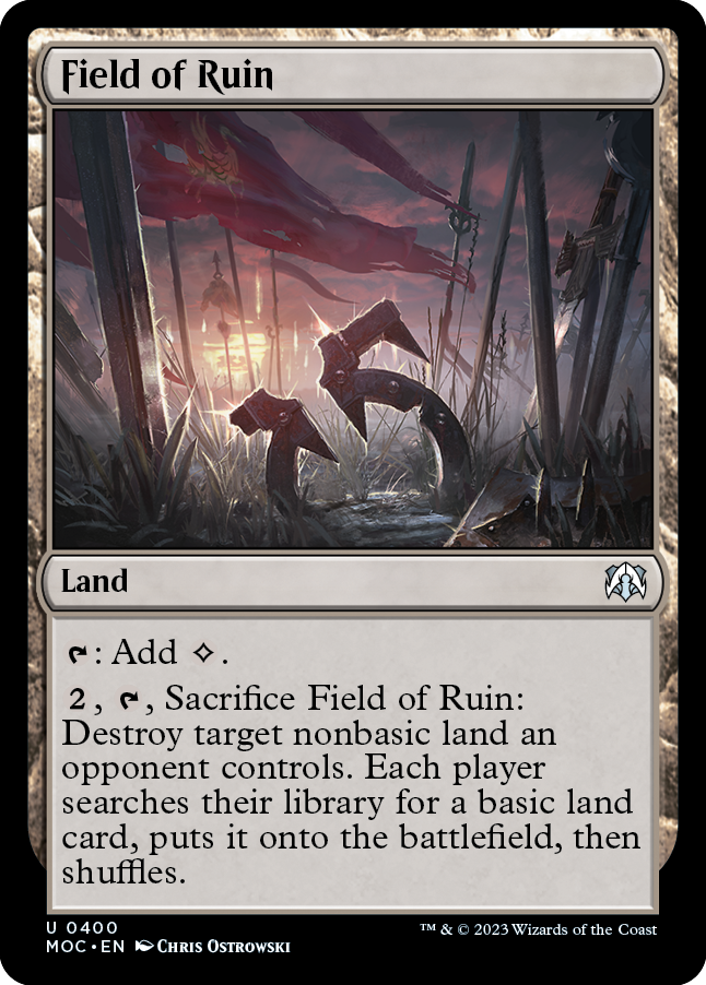 Field of Ruin [March of the Machine Commander] | Devastation Store