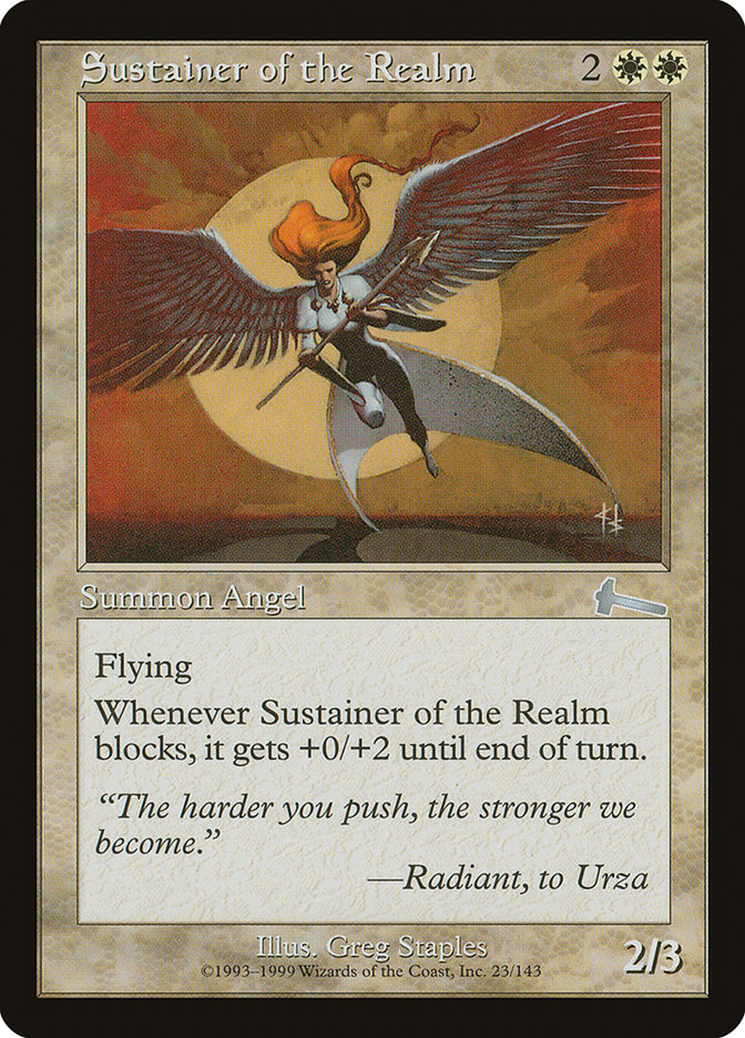 Sustainer of the Realm [Urza's Legacy] | Devastation Store