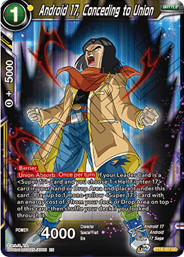 Android 17, Conceding to Union (BT14-107) [Cross Spirits] | Devastation Store