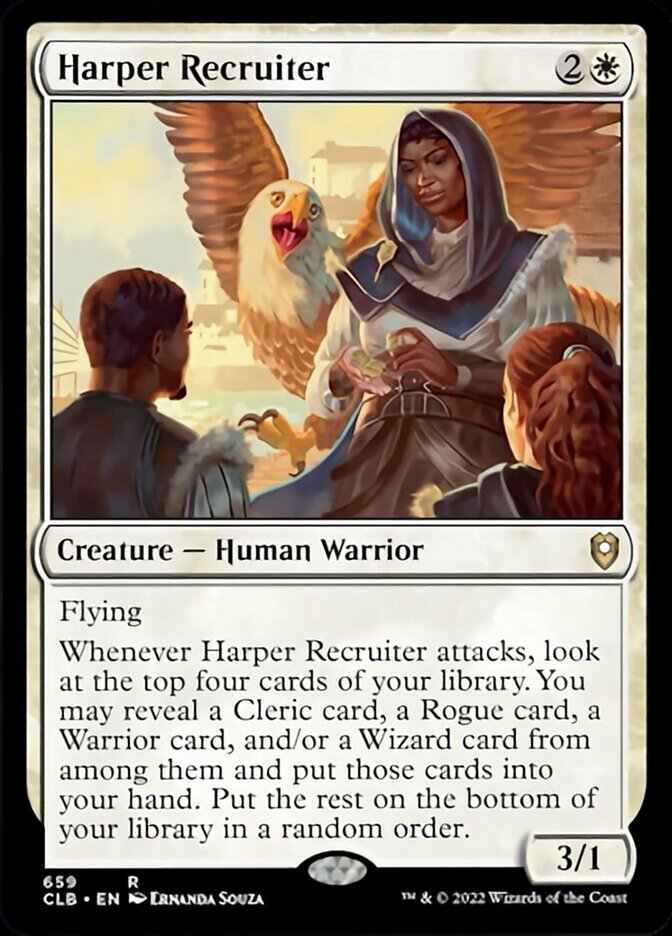 Harper Recruiter [Commander Legends: Battle for Baldur's Gate] | Devastation Store