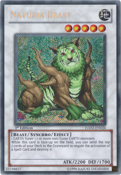 Naturia Beast [HA02-EN026] Secret Rare | Devastation Store