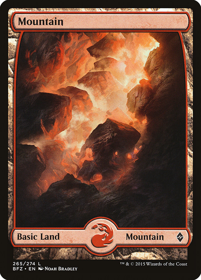 Mountain (265) [Battle for Zendikar] - Devastation Store | Devastation Store
