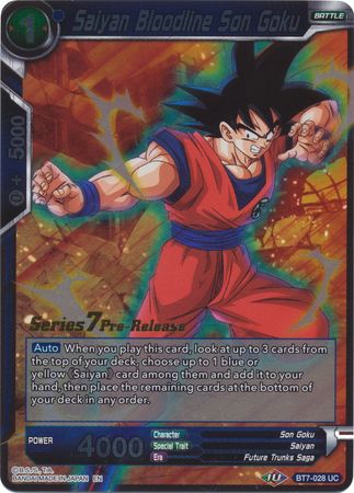 Saiyan Bloodline Son Goku [BT7-028_PR] | Devastation Store