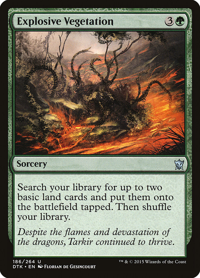 Explosive Vegetation [Dragons of Tarkir] | Devastation Store