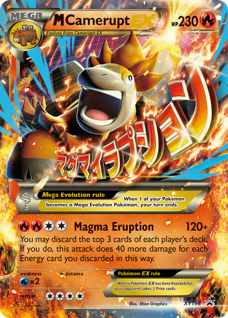 M Camerupt EX (XY198) [XY: Black Star Promos] | Devastation Store