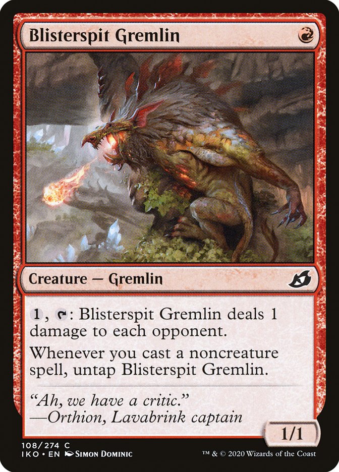Blisterspit Gremlin [Ikoria: Lair of Behemoths] | Devastation Store