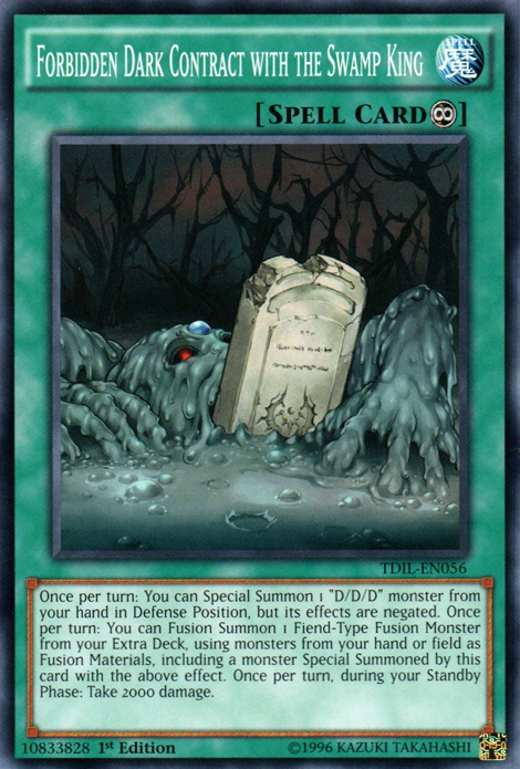 Forbidden Dark Contract with the Swamp King [TDIL-EN056] Common | Devastation Store