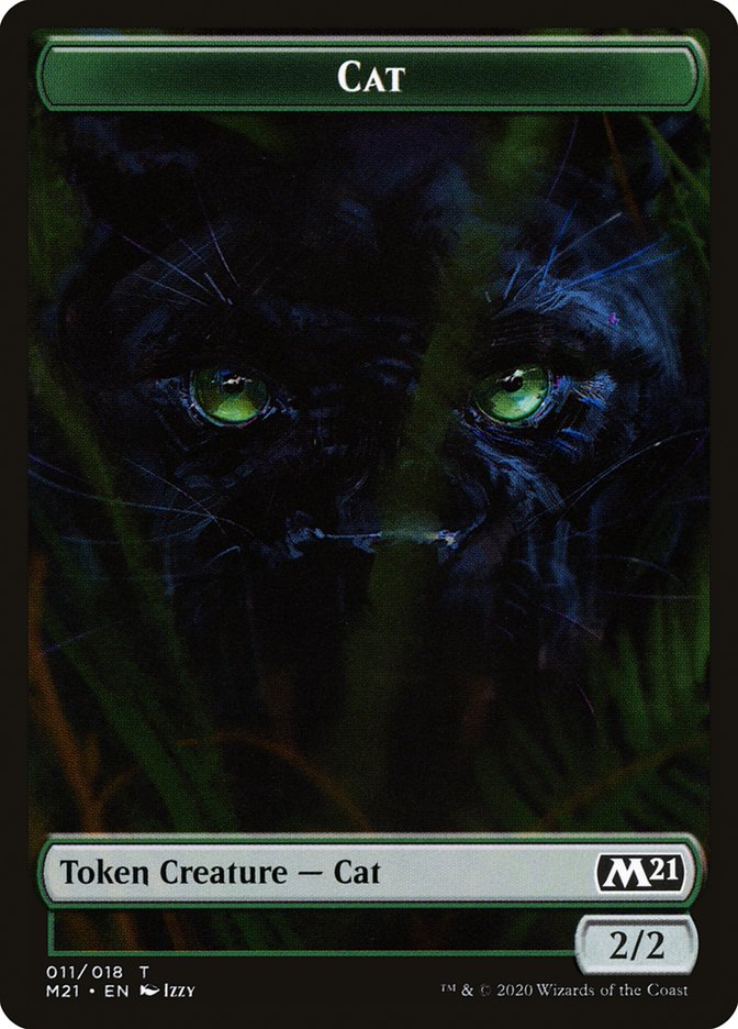 Cat (011/018) [Core Set 2021 Tokens] | Devastation Store