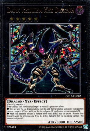 Dark Requiem Xyz Dragon [OP15-EN002] Ultimate Rare | Devastation Store