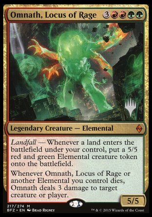 Omnath, Locus of Rage (Promo Pack) [Dungeons & Dragons: Adventures in the Forgotten Realms Promos] | Devastation Store