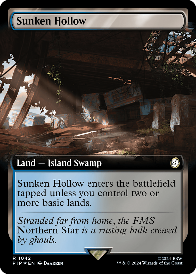 Sunken Hollow (Extended Art) (Surge Foil) [Fallout] | Devastation Store