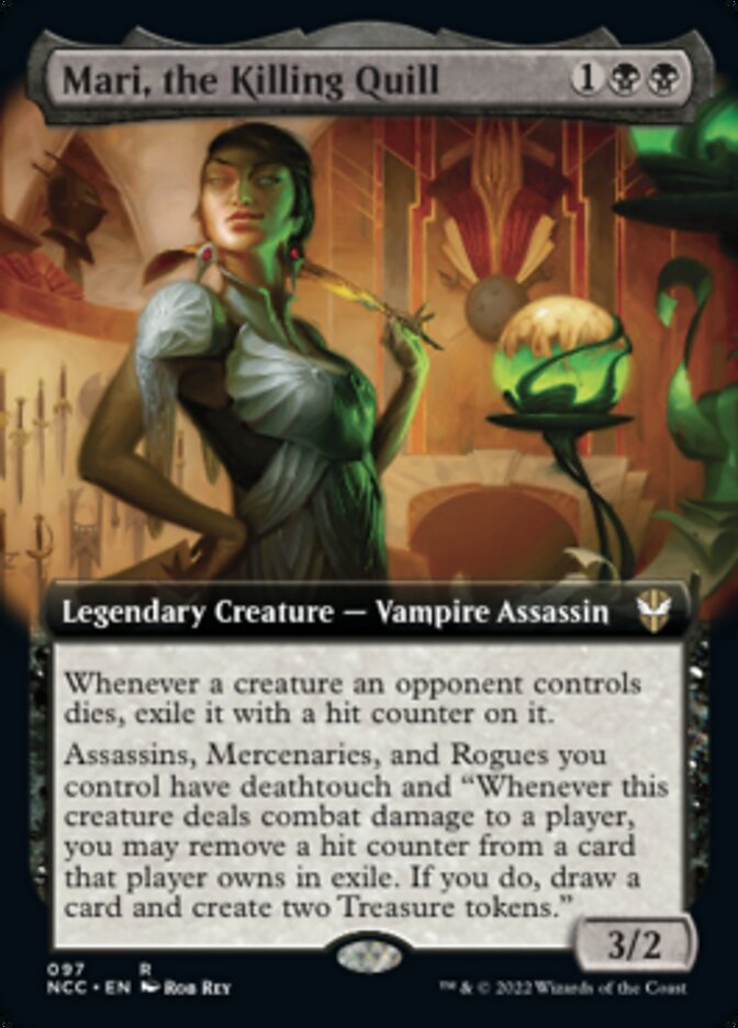 Mari, the Killing Quill (Extended Art) [Streets of New Capenna Commander] | Devastation Store