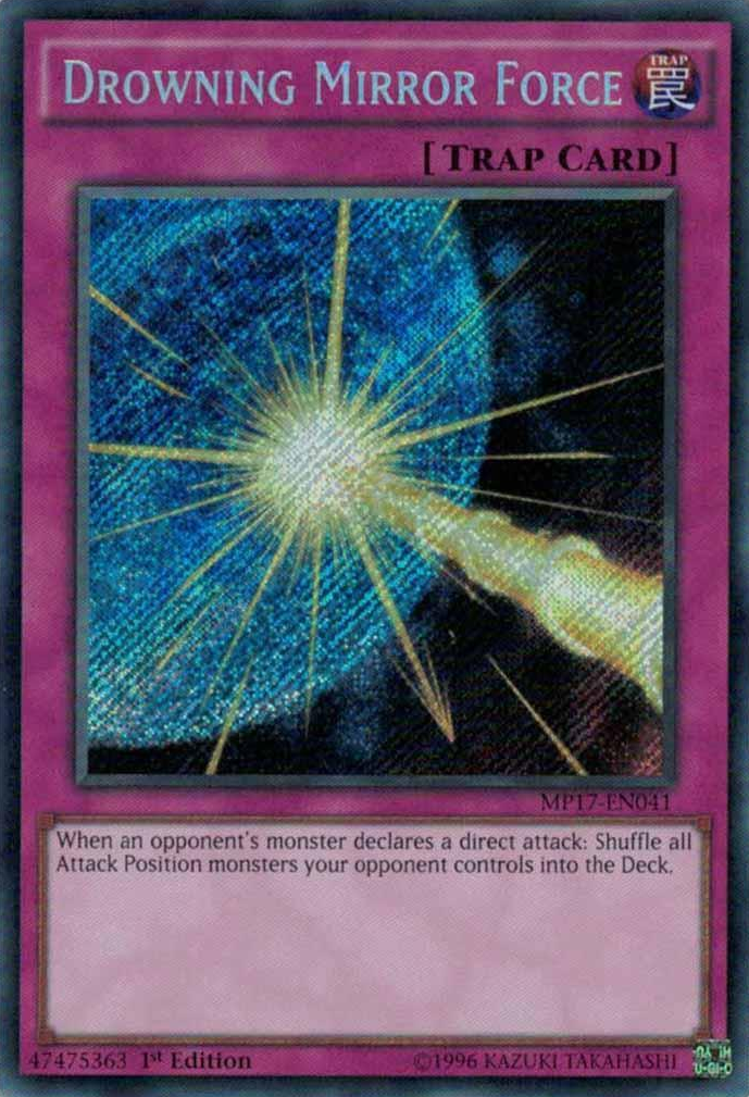 Drowning Mirror Force [MP17-EN041] Secret Rare | Devastation Store