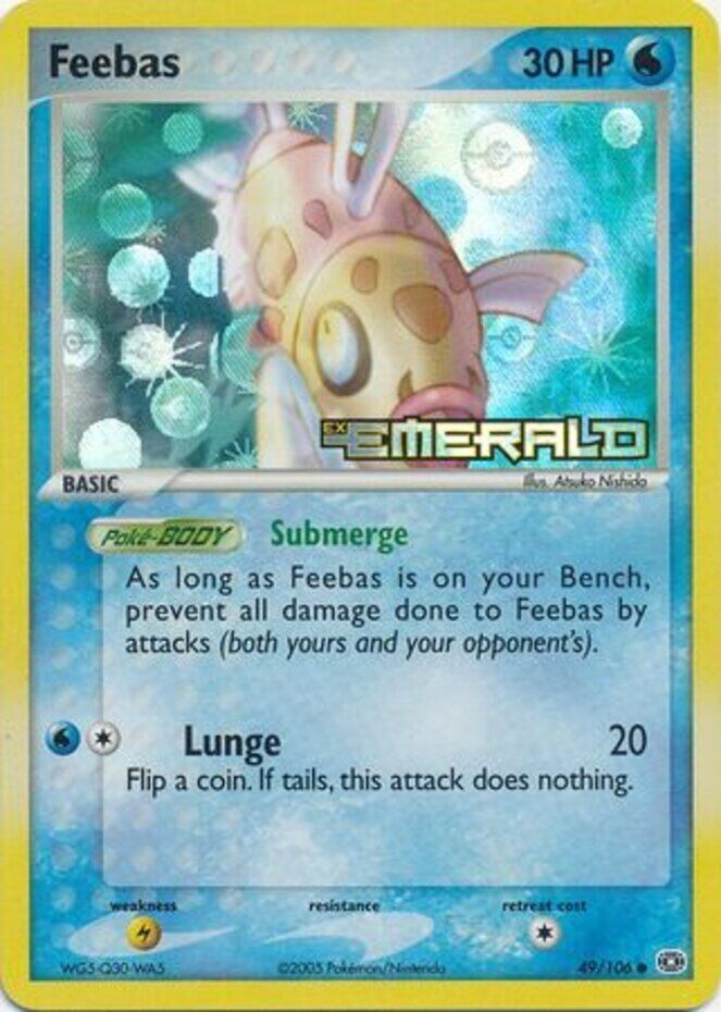 Feebas (49/106) (Stamped) [EX: Emerald] | Devastation Store