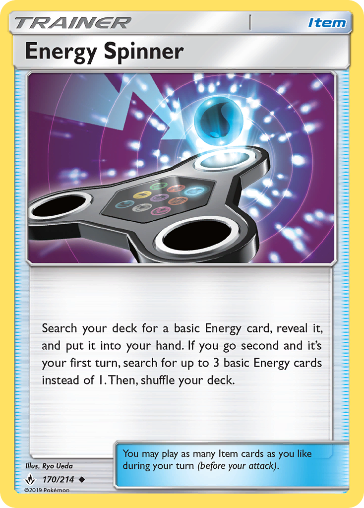 Energy Spinner (170/214) [Sun & Moon: Unbroken Bonds] | Devastation Store