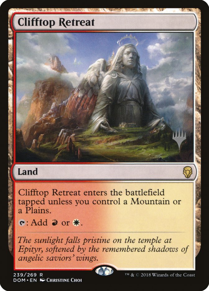 Clifftop Retreat (Promo Pack) [Dominaria Promos] | Devastation Store