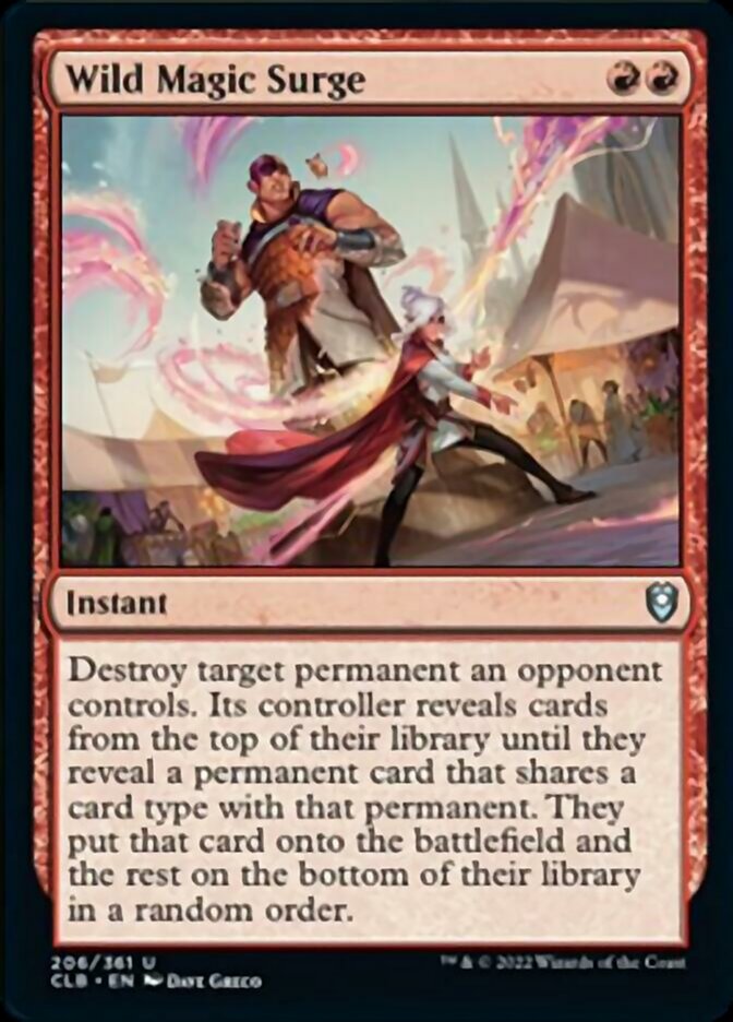 Wild Magic Surge [Commander Legends: Battle for Baldur's Gate] | Devastation Store