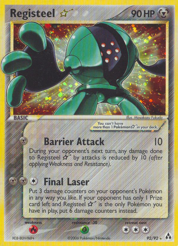 Registeel Star (92/92) [EX: Legend Maker] | Devastation Store