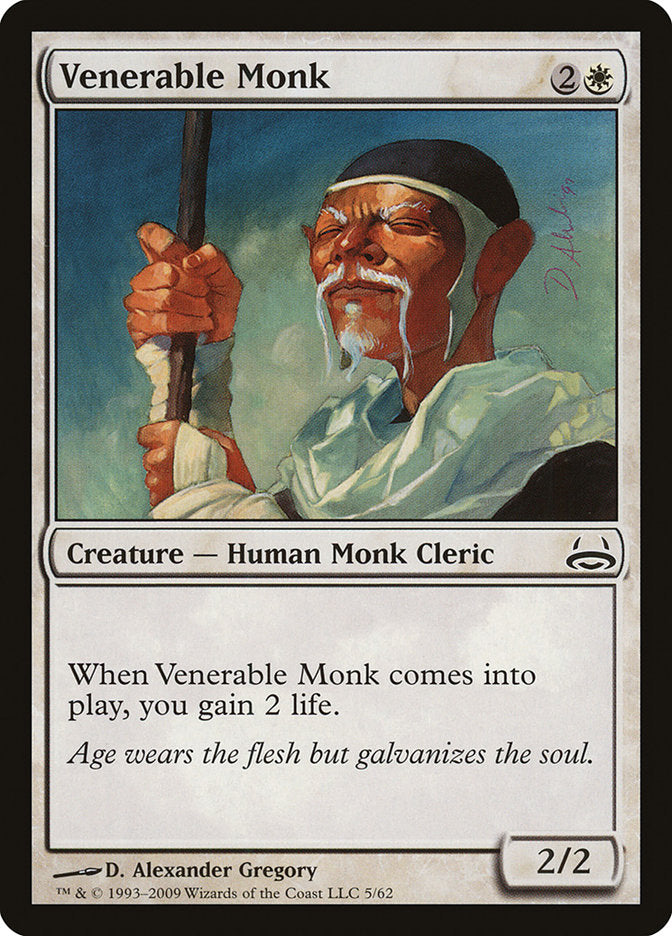 Venerable Monk [Duel Decks: Divine vs. Demonic] - Devastation Store | Devastation Store