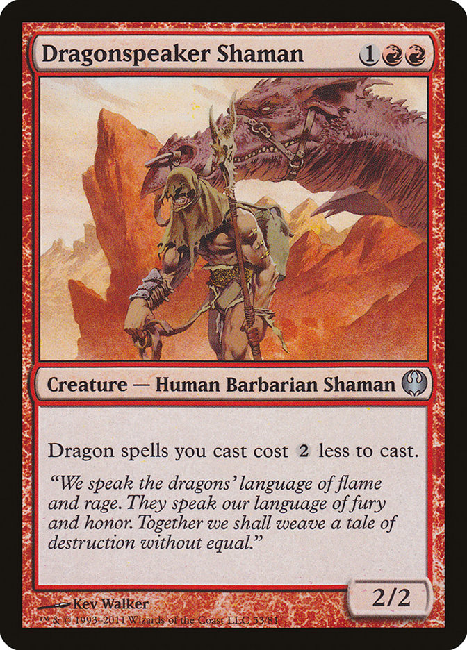 Dragonspeaker Shaman [Duel Decks: Knights vs. Dragons] - Devastation Store | Devastation Store