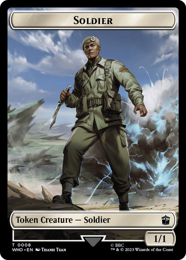 Copy // Soldier Double-Sided Token [Doctor Who Tokens] | Devastation Store