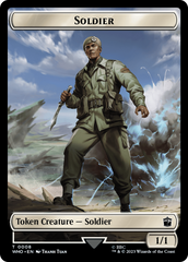 Soldier // Food (0027) Double-Sided Token [Doctor Who Tokens] | Devastation Store