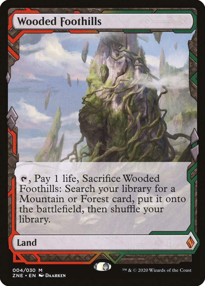Wooded Foothills (Expeditions) [Zendikar Rising Expeditions] | Devastation Store