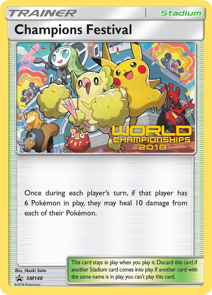 Champions Festival (SM148) (2018 Top Finalist) [Sun & Moon: Black Star Promos] | Devastation Store