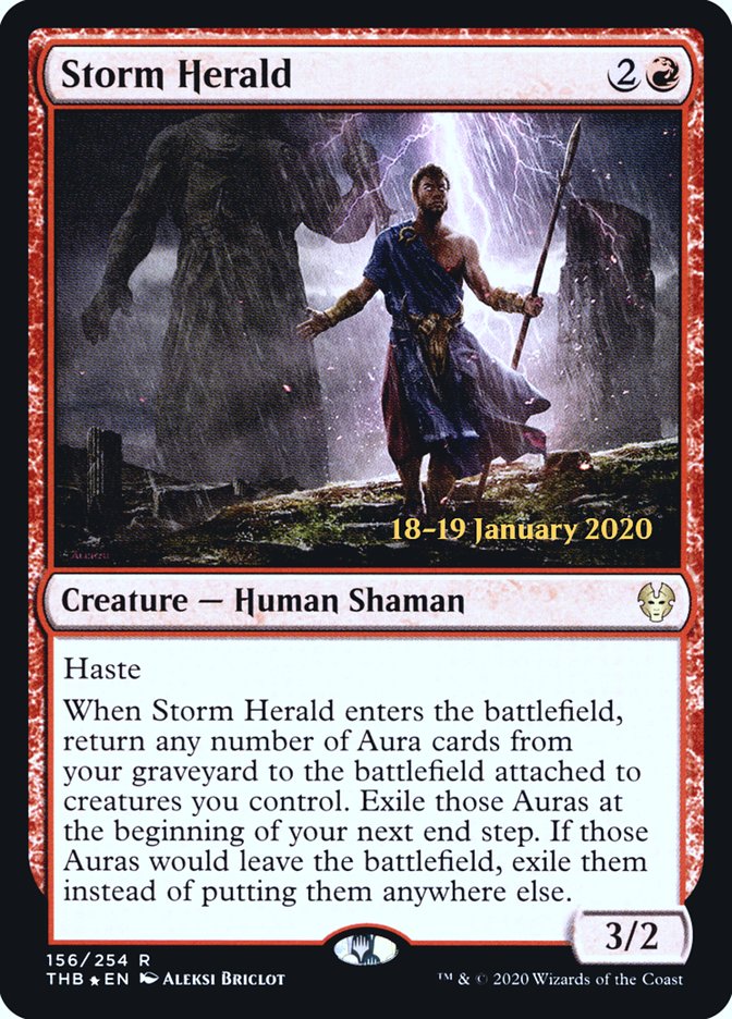 Storm Herald [Theros Beyond Death Prerelease Promos] | Devastation Store