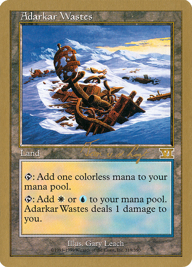 Adarkar Wastes (Tom van de Logt) [World Championship Decks 2000] | Devastation Store