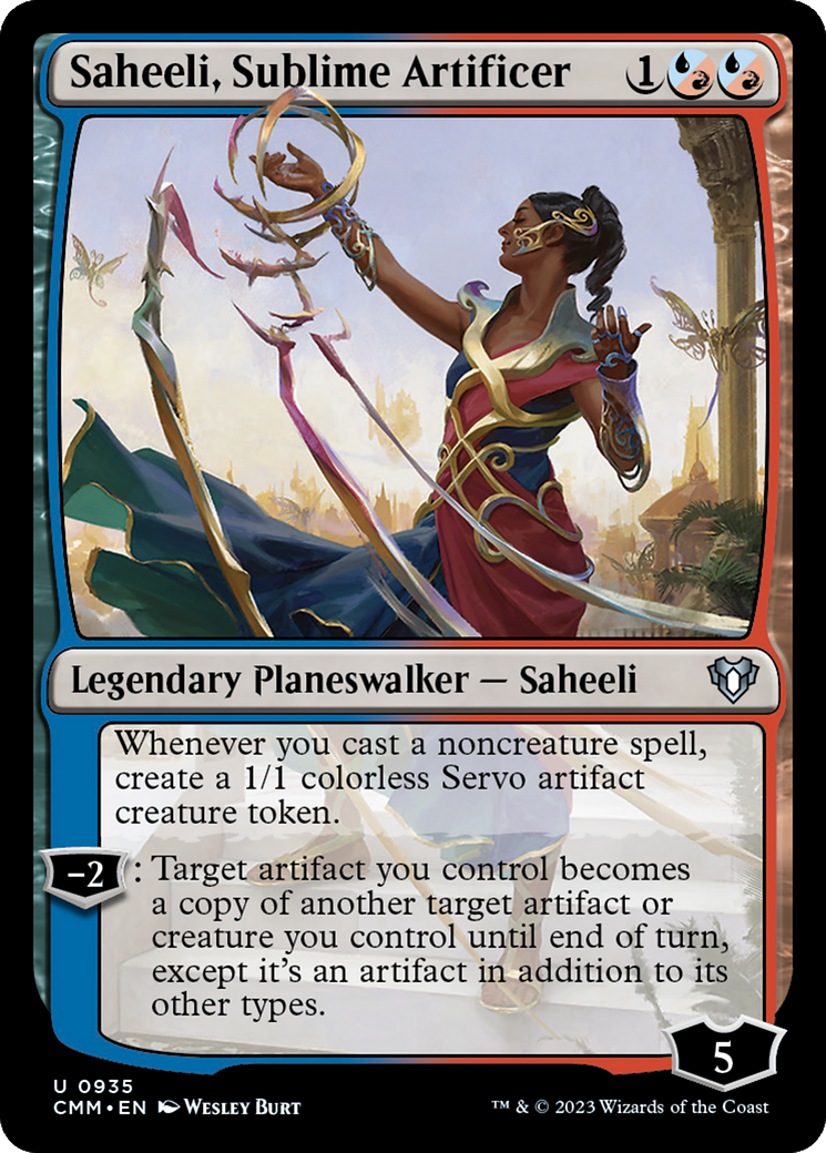 Saheeli, Sublime Artificer [Commander Masters] | Devastation Store