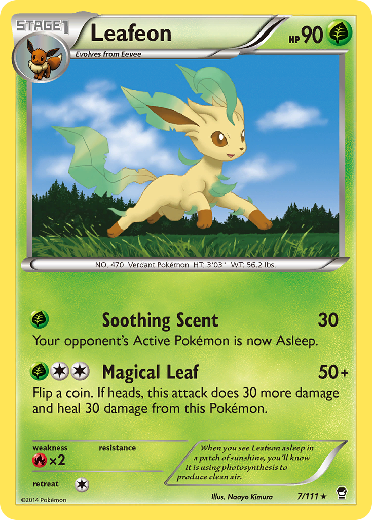 Leafeon (7/111) [XY: Furious Fists] | Devastation Store