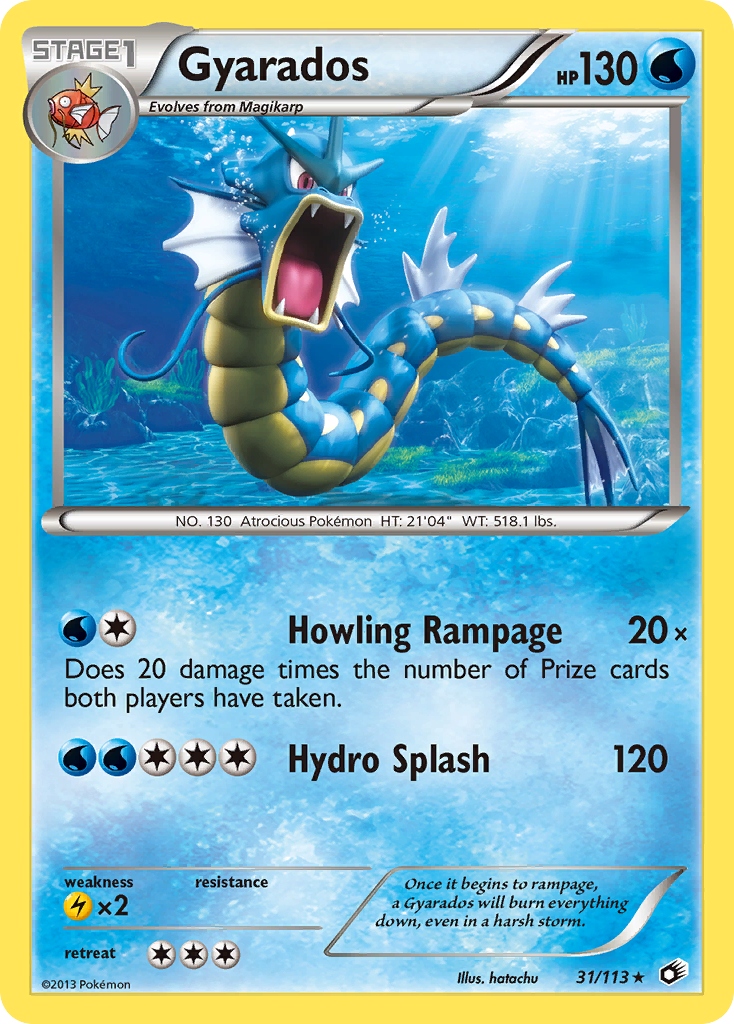 Gyarados (31/113) [Black & White: Legendary Treasures] | Devastation Store