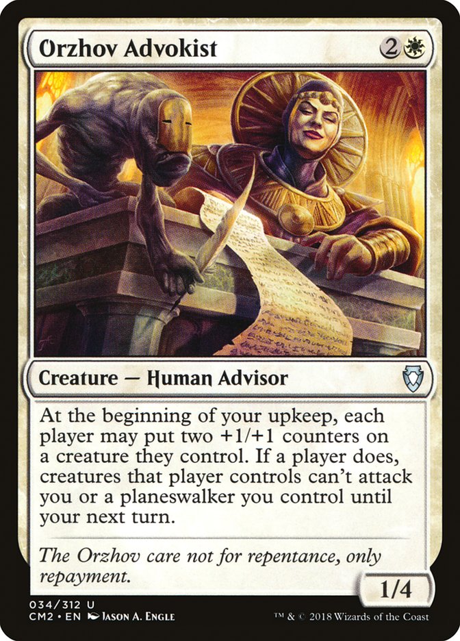 Orzhov Advokist [Commander Anthology Volume II] | Devastation Store