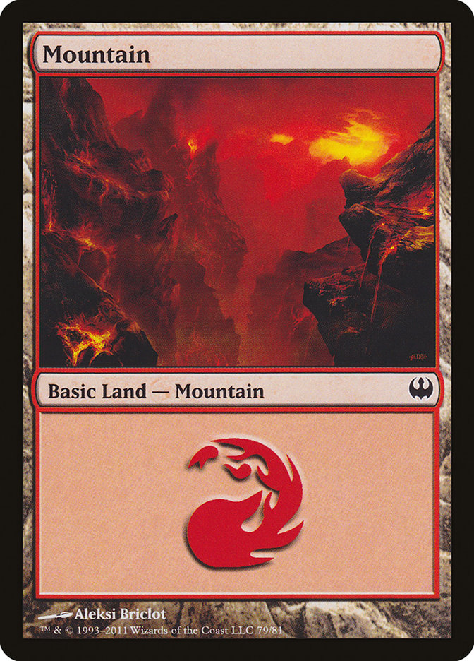 Mountain (79) [Duel Decks: Knights vs. Dragons] | Devastation Store